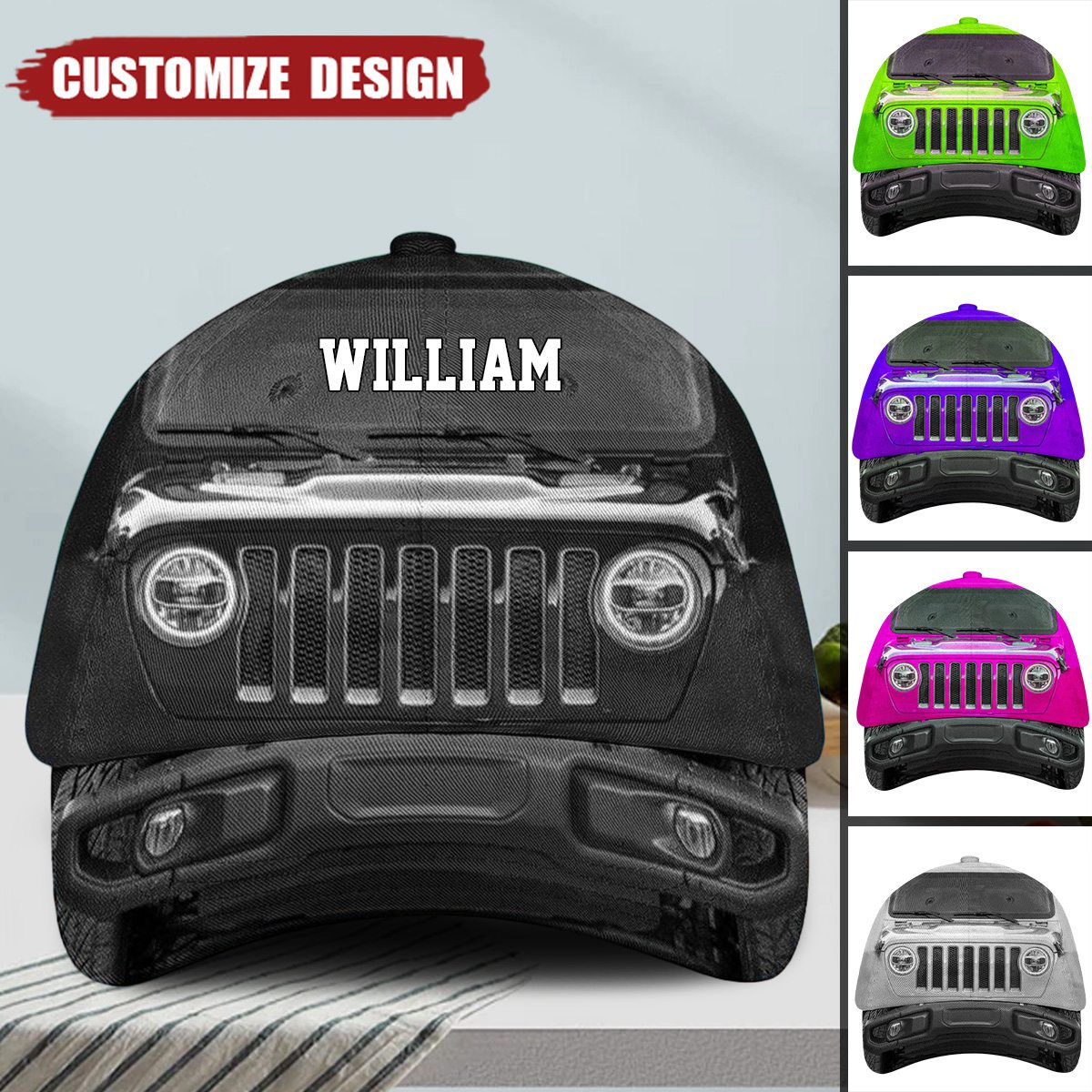 Personalized Off-road Car Cap