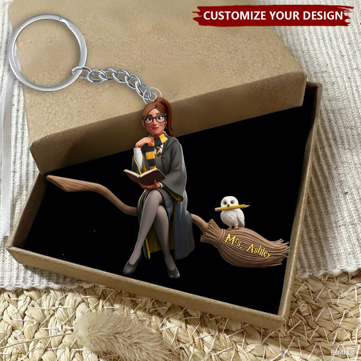 Magic Witch - Personalized Witch Keychain Gifts For Witch Lovers