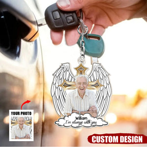 I'm Always With You - Personalized Photo Acrylic Keychain