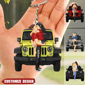 New Release - Personalized Off-Road Car Couple Keychain