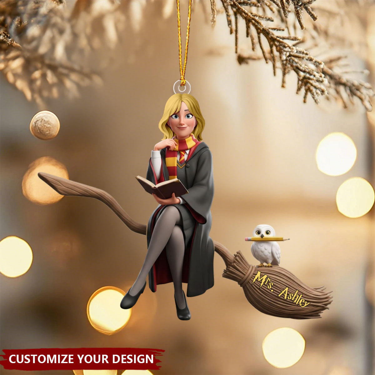 Magic Witch - Personalized Witch Christmas Ornament Gifts For Witch Lovers