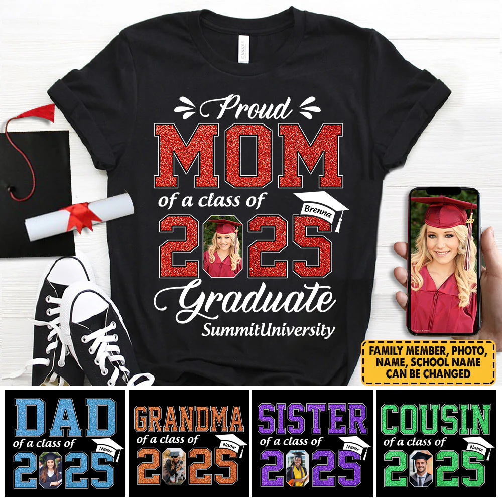 Personalized Graduation Shirts - Gifts For Family Member Graduation Shirt