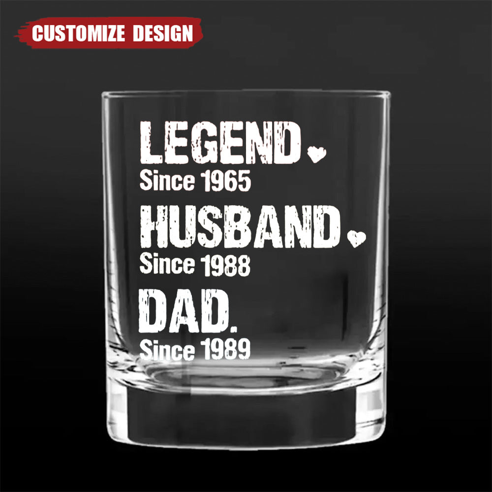 Personalized Swiss Veteran Rank Name Whiskey Glass