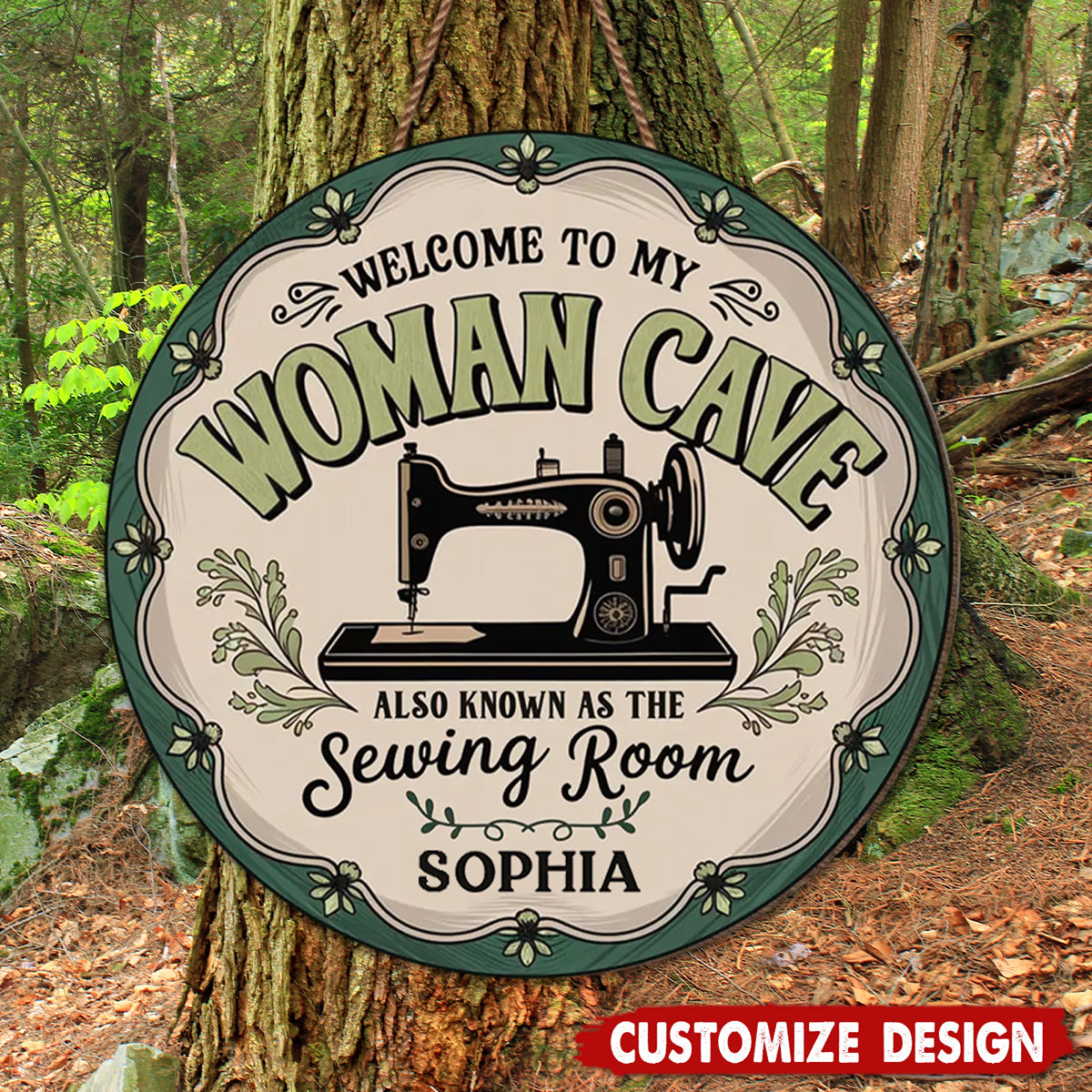 Welcome To My Sewing Room - Family Personalized Shaped Home Decor Wood Sign - House Warming Gift For Yourself, Best Friends, Siblings, Family Members