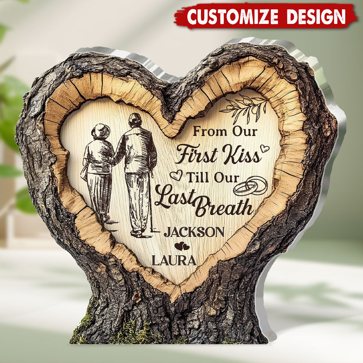 Together Until We Are Stars - Personalized Couple Acrylic Plaque