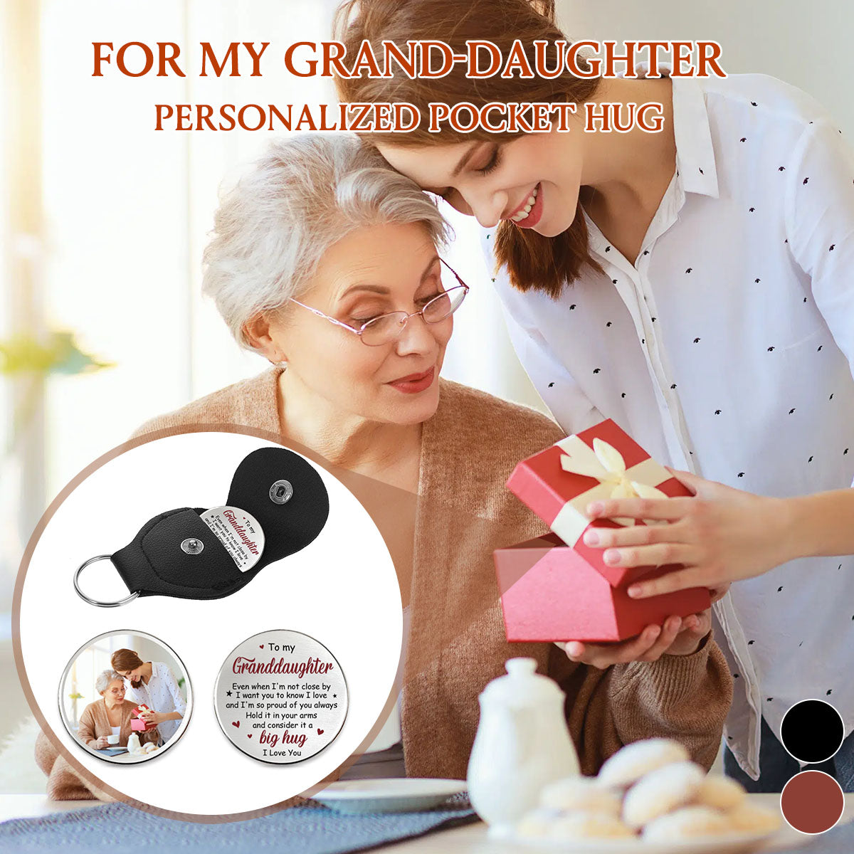 I Love You And I’m So Proud Of You-Personalized Pocket Hug-Gift For Family