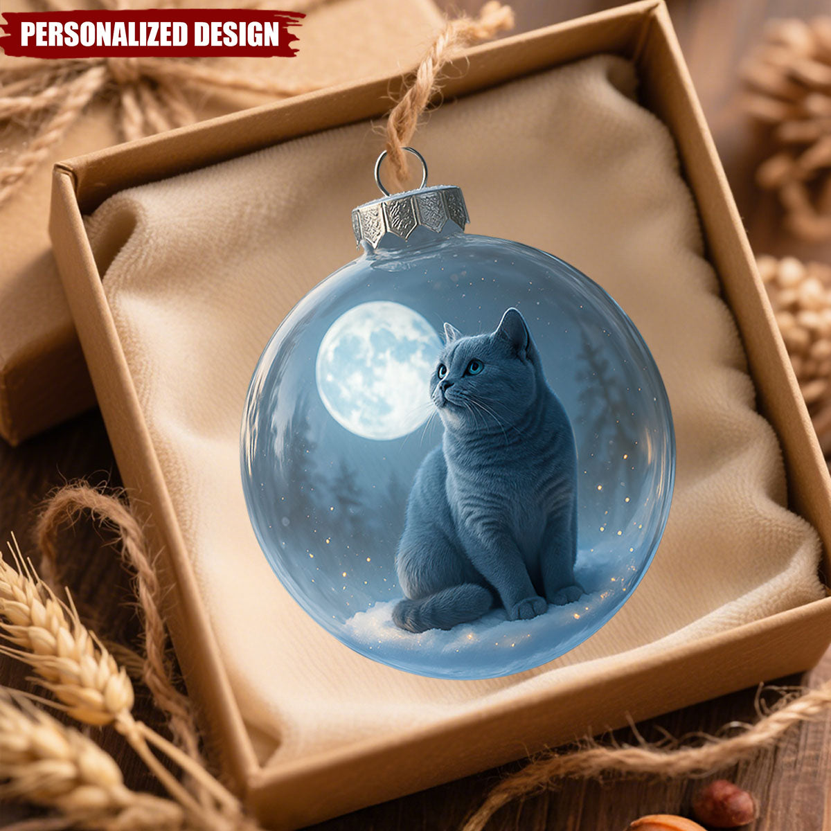 Cute Cat Christmas Ornaments