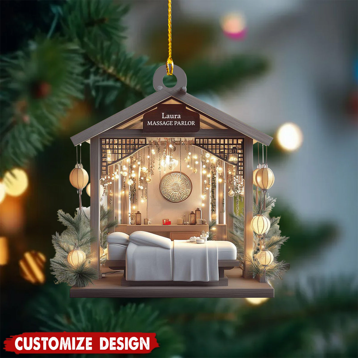 Personalized Massage Parlor Christmas Ornament-2024 New Release