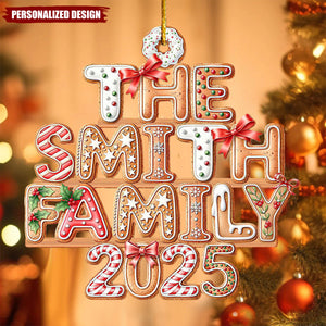 Personalized Family Christmas Ornament 2025-Gift For Family