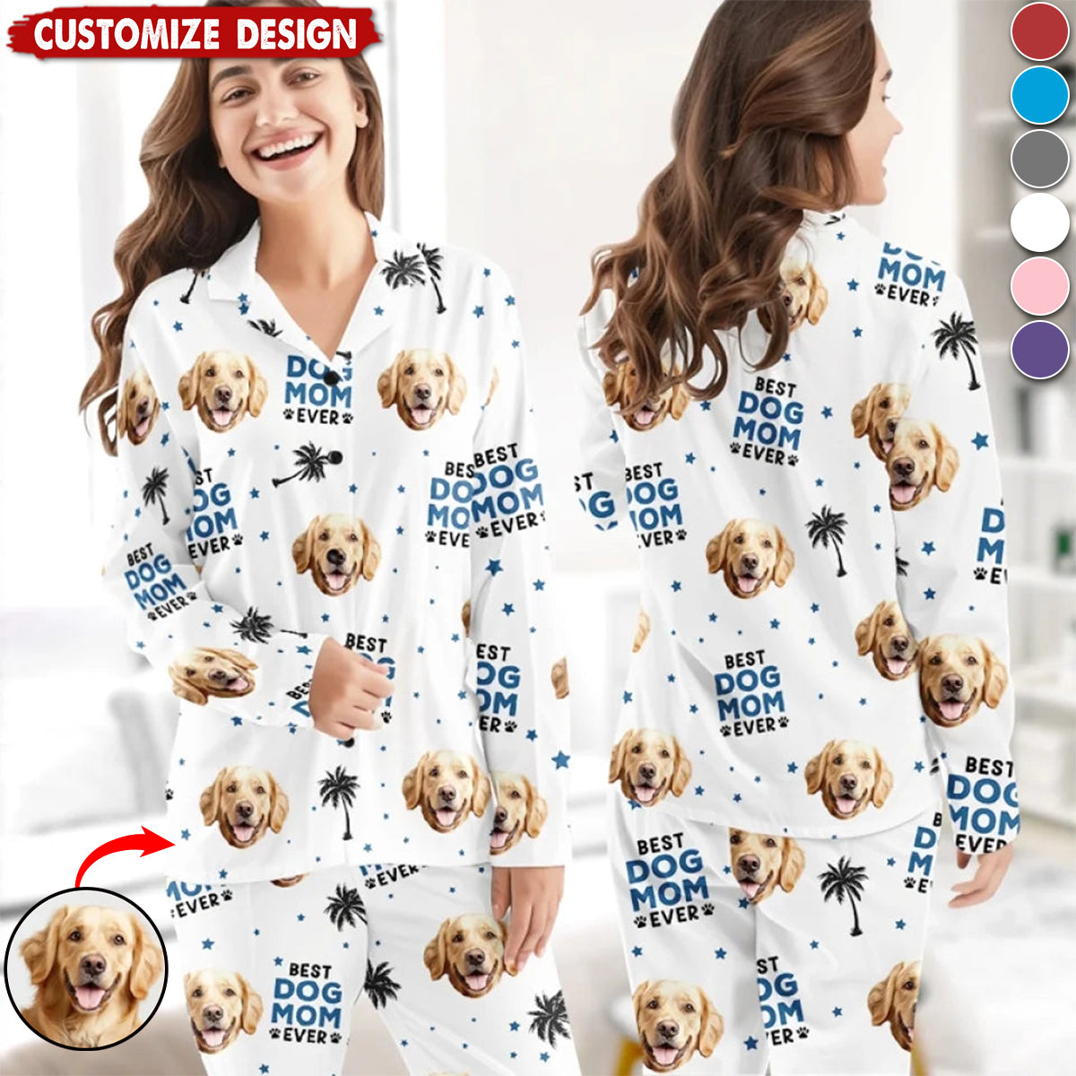 Evеry Paw Stеp Is A Lovе Notе Writtеn On My Hеart-Dog & Cat Personalized Pajama Pants