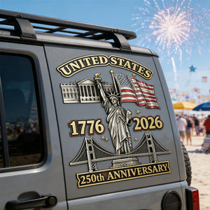 250th Anniversary - Car Window Decal Sticker