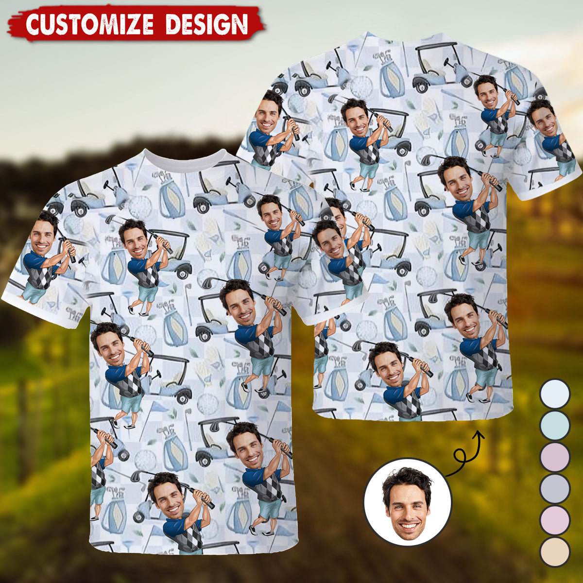 The Best Gift For Golf Dad, Uncle, Husband... - Personalized Golf Shirt