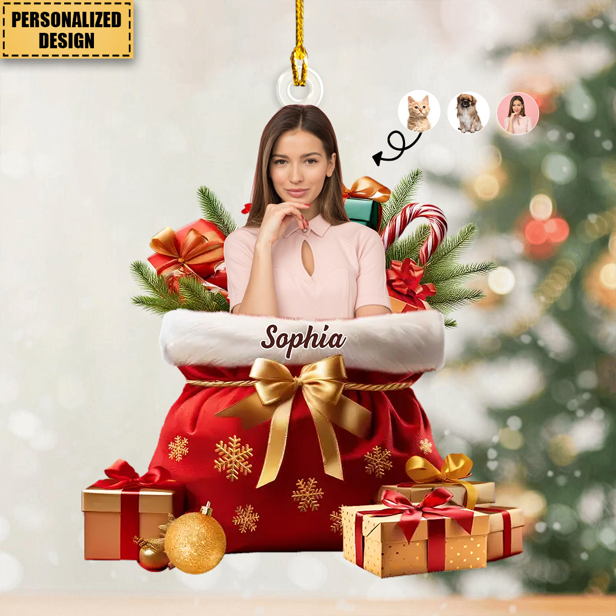 2024 New Release My Love Is The Best Present This Christmas-Personalized Ornament