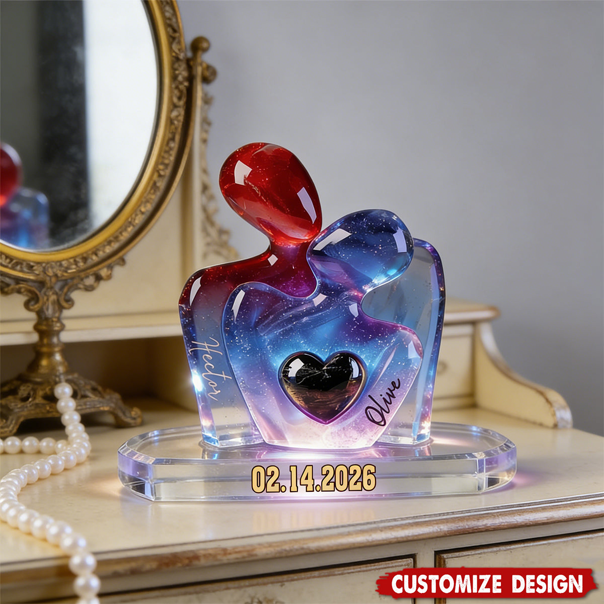 New Release - Personalized Couple Acrylic Plaque - Gift For Couple