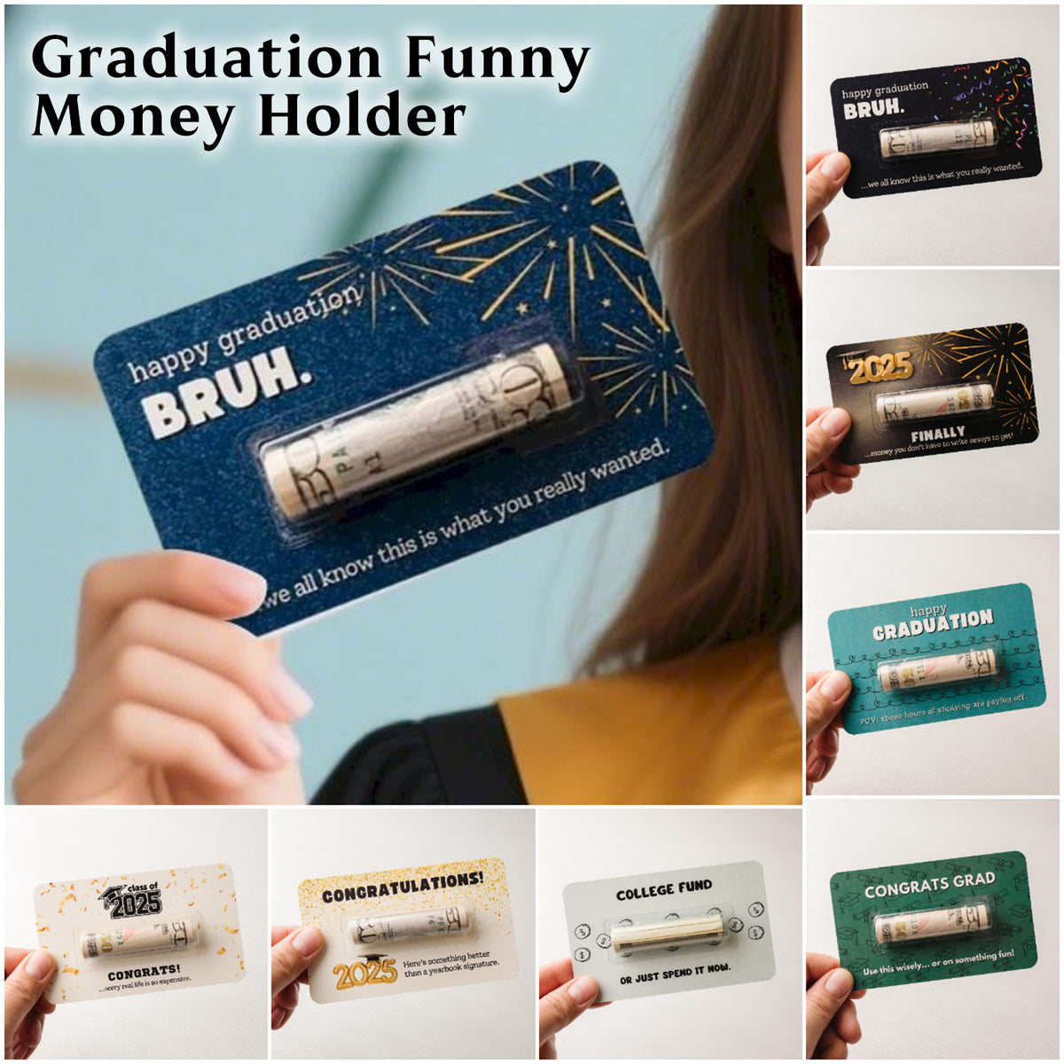 Graduation Funny Money Holder, Gift for Grad