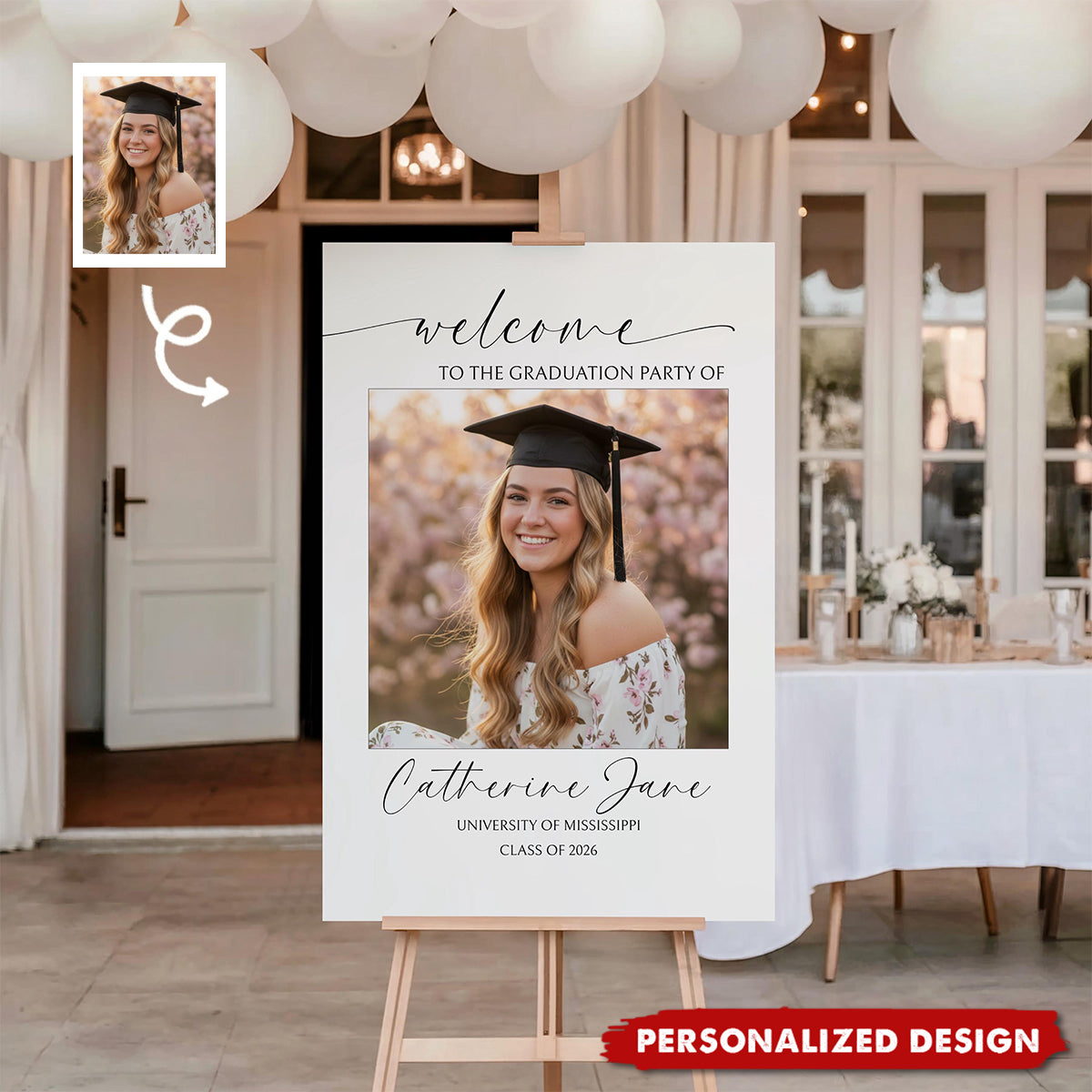 Personalized Graduation Welcome Sign 2026-Graduation Gift