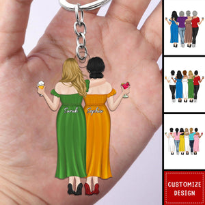 Friends Like Stars - Personalized Keychain