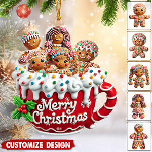 Merry Christmas - Personalized Family Ornament