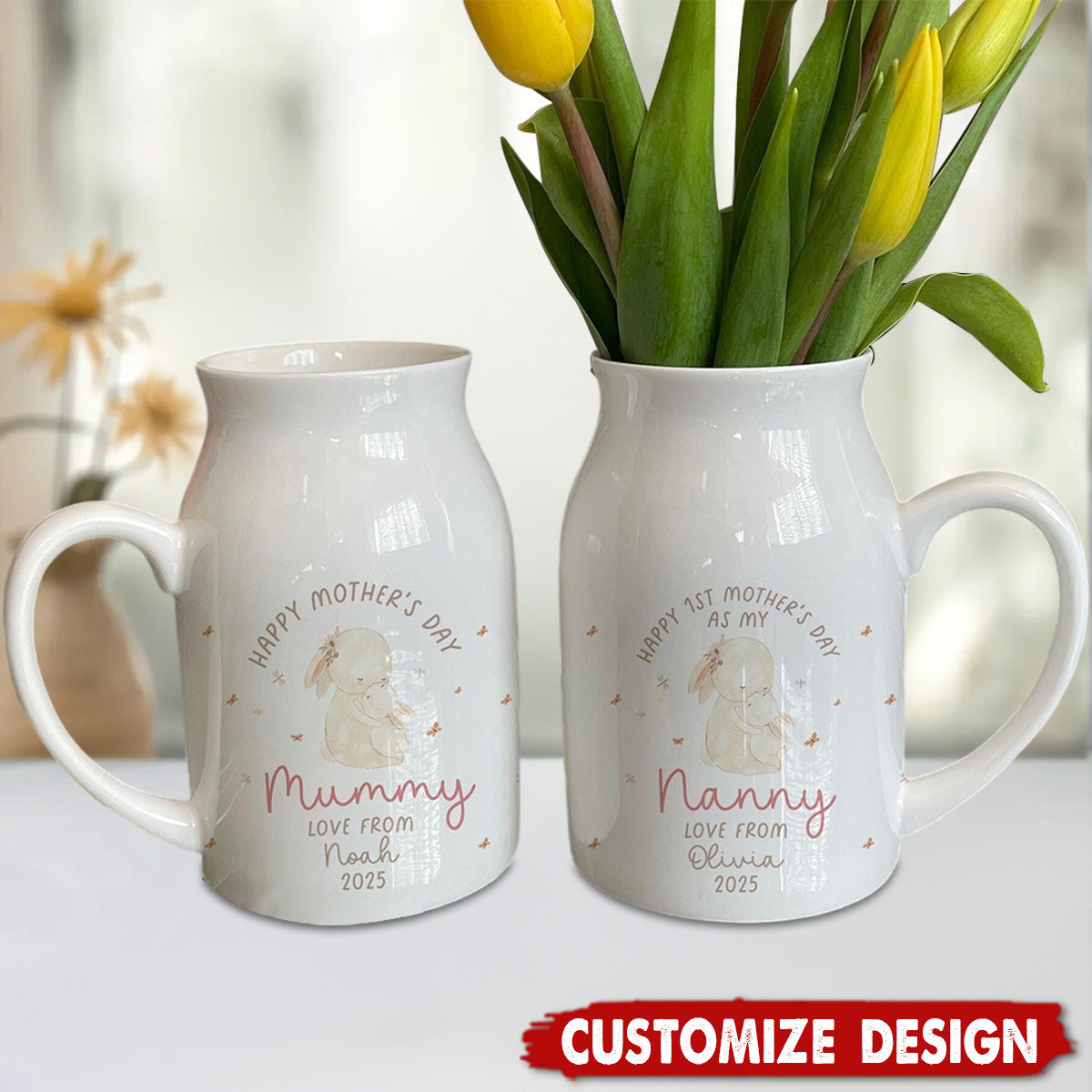 Personalised First Mother's Day Jug/Vase