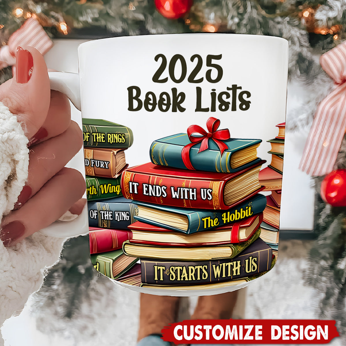 Personalized Gifts For Book Lover Coffee Mug