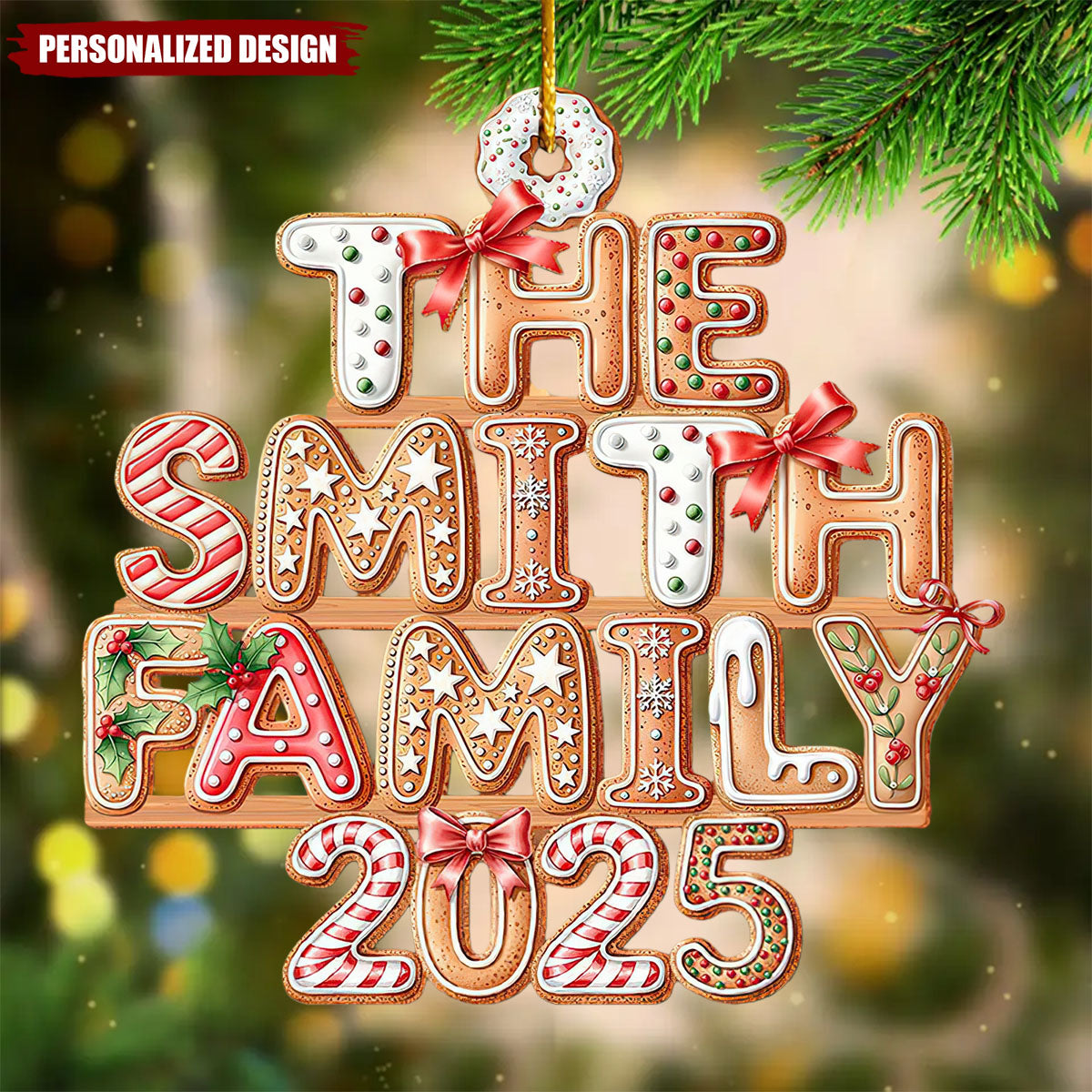 Personalized Family Christmas Ornament 2025-Gift For Family