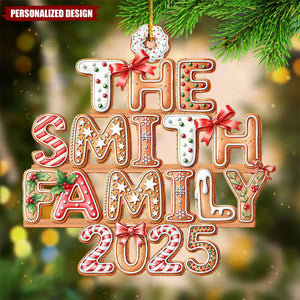 Personalized Family Christmas Ornament 2025-Gift For Family