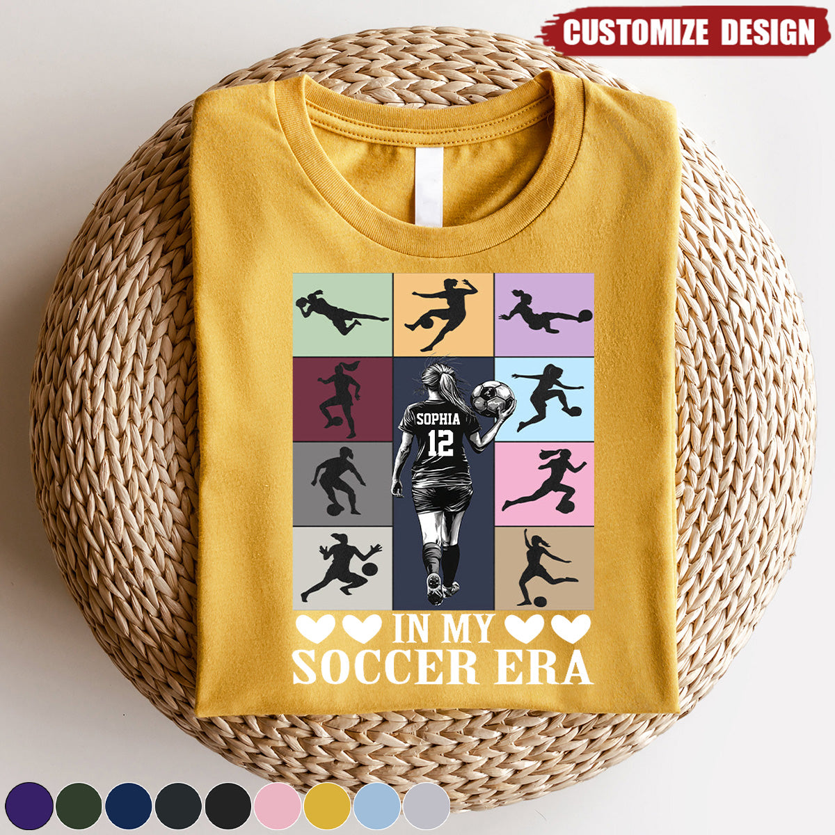 Personalized Soccer Girl T-shirt, Gift For Soccer Lover
