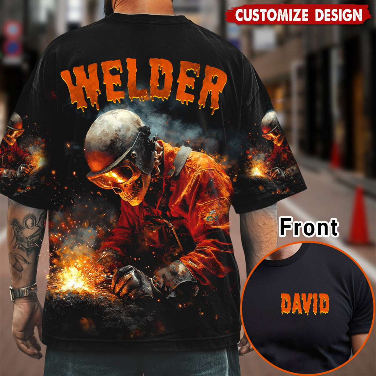 Personalized Welder T-Shirt - Gift For Welder Man