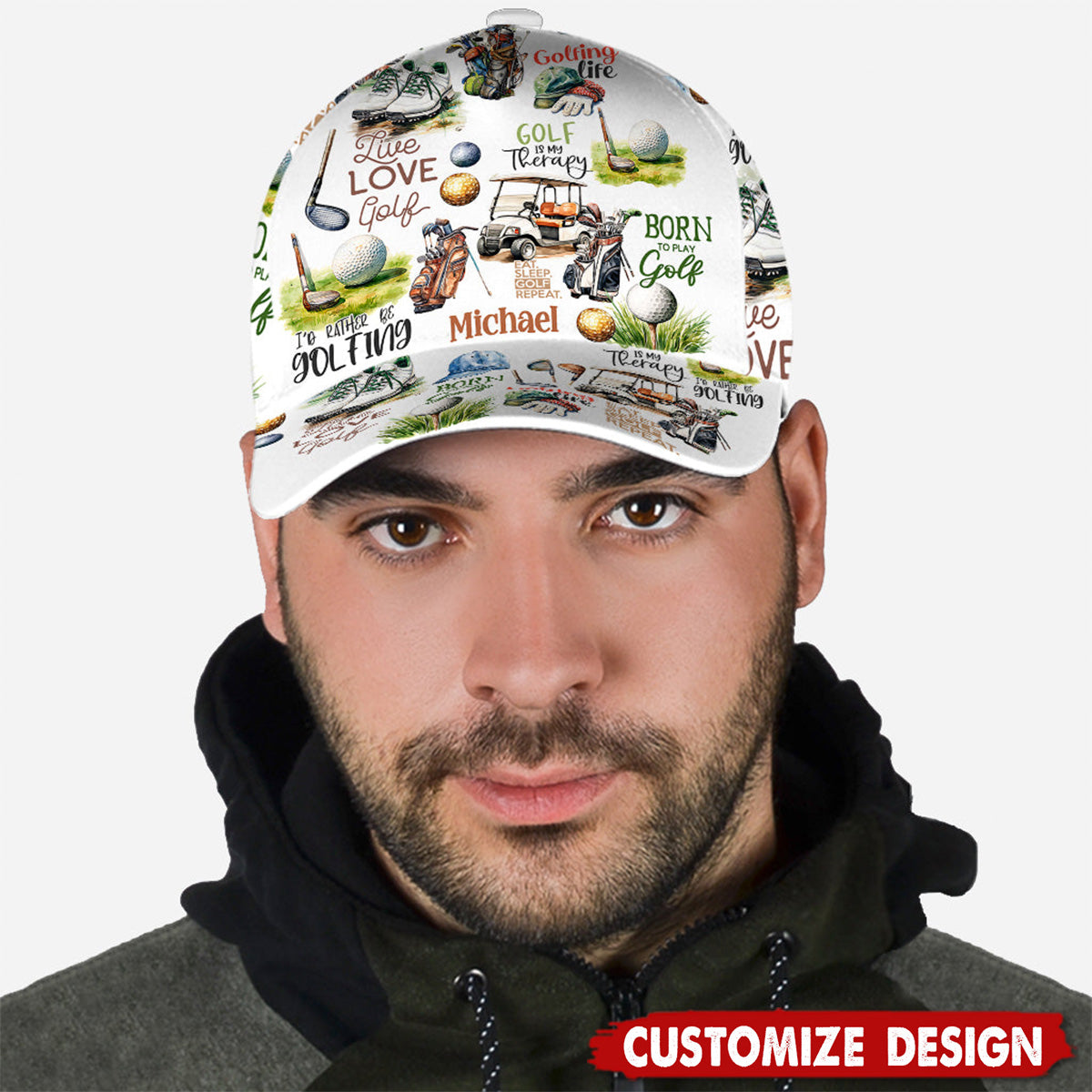 Personalized Golf Classic Cap - Gift For Golf Lovers