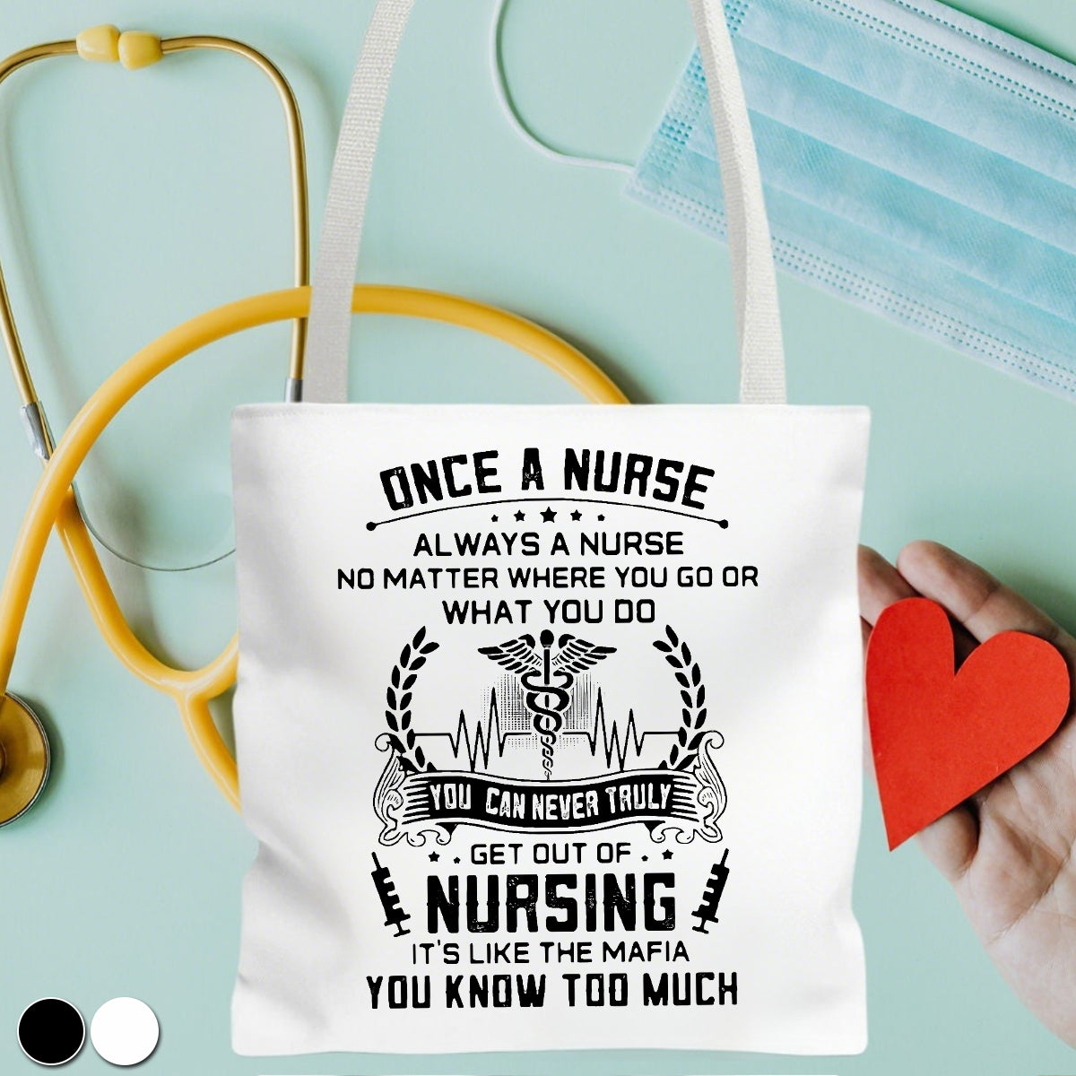 Once A Nurse Get Out Of Nursing Casual Classic Tote Bag