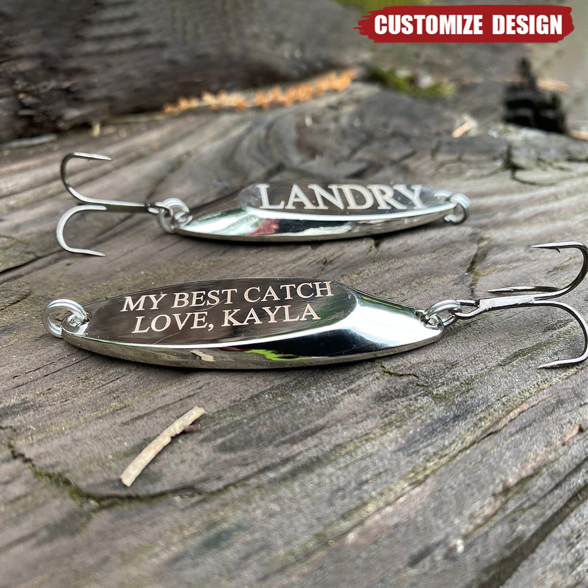 Personalized Engraved Fishing Lure - Gifts For Fishing Lover