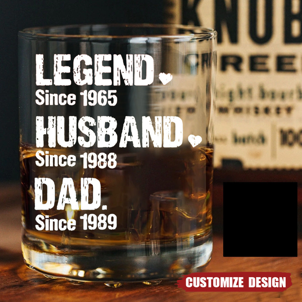 Personalized Swiss Veteran Rank Name Whiskey Glass