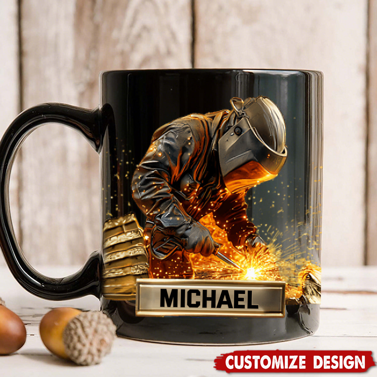 Strong Welder - Personalized Welder Coffee Mug