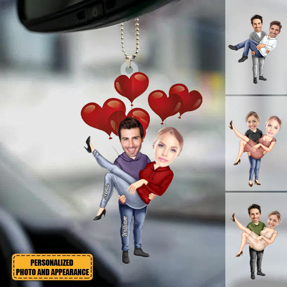 Personalized Photo Acrylic Ornament - Valentine's Day Gifts For Couples