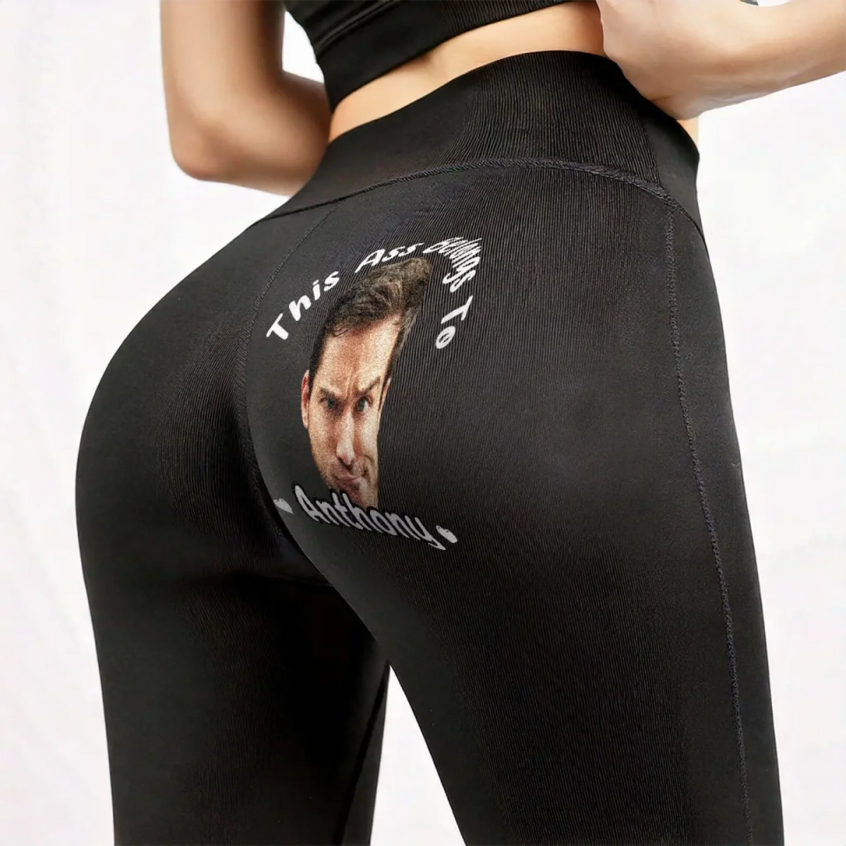 Belongs To Me And Me Only - Personalized Women Leggings - Gift For Wife, Anniversary