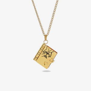 My Incredible Daughter Son Book Necklace