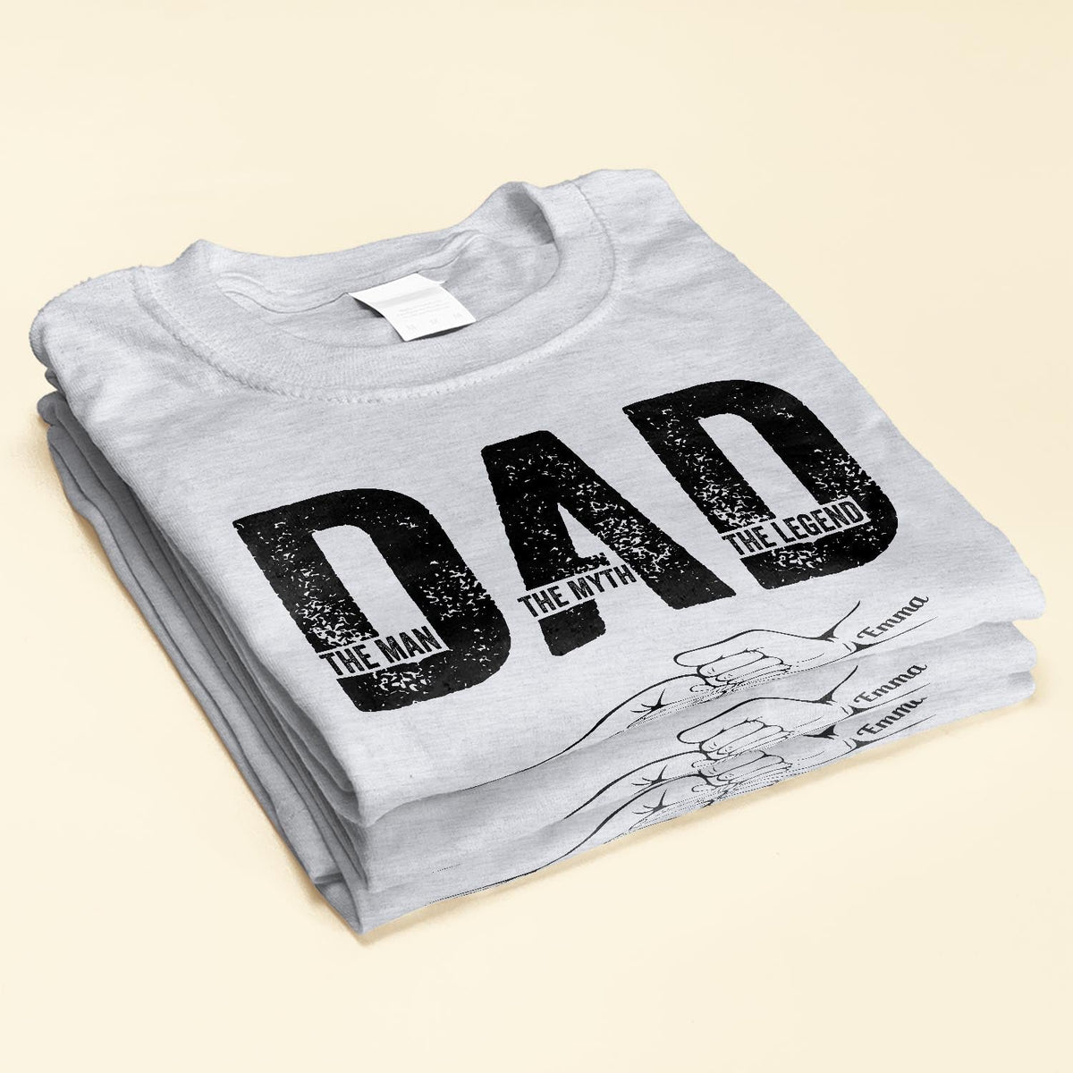 Dad The Man The Myth The Legend - Personalized Unisex T-shirt - Father's Day  Gift For Husband,Dad,Grandpa