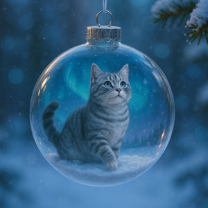 Cute Cat Christmas Ornaments