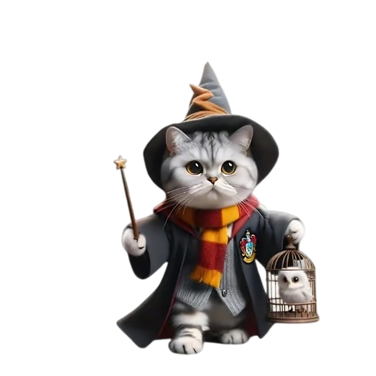 Magic Cat-Halloween Gifts For Cat Lovers Car Ornament