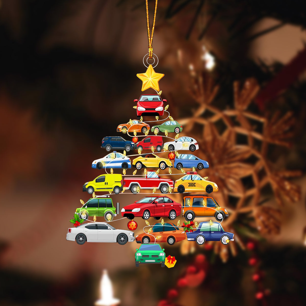 Cars Christmas Ornament-Gift For Car Lover-2024 New Release