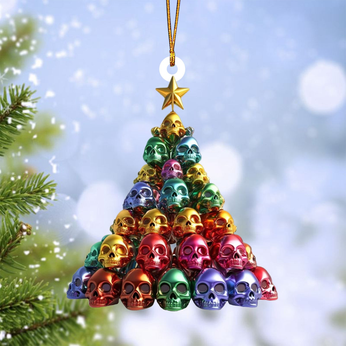 Skulls Skeletons Ornament-Gift For Spooky Friends-2024 New Release