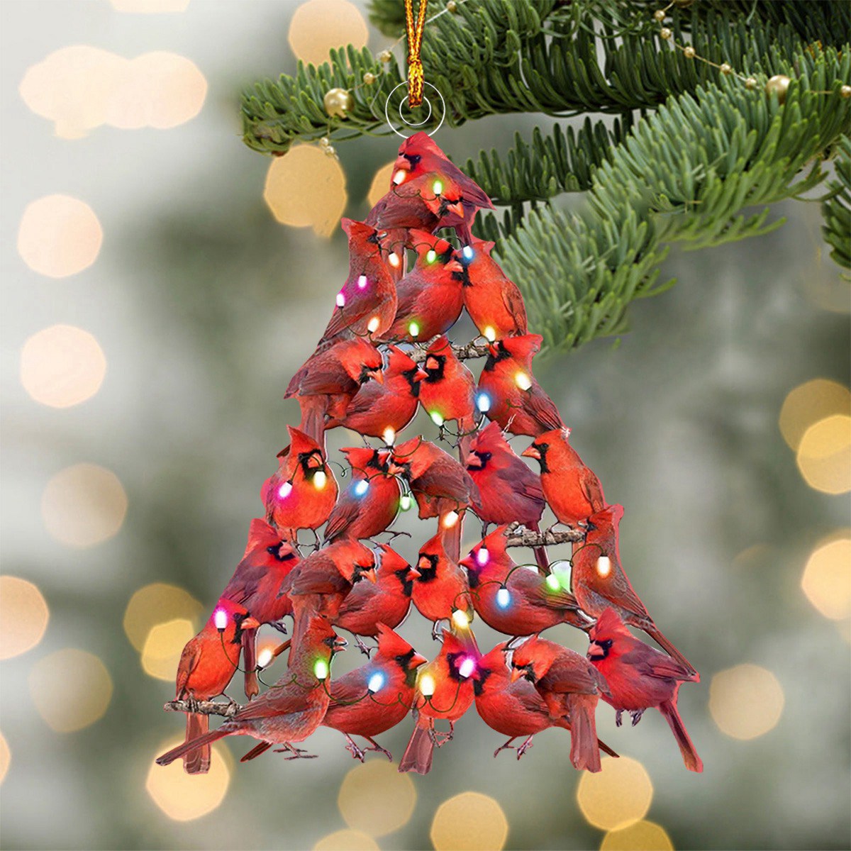 Cardinal Christmas Tree Ornament-Gift For Cardinal Lover-2024 New Release