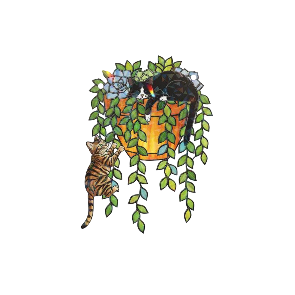 Cat Breed Suncatcher-Holographic Window Hanging for Cat Lovers