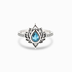 F*ck It and Begin Again Lotus Ring