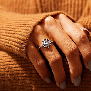F*ck It and Begin Again Lotus Ring