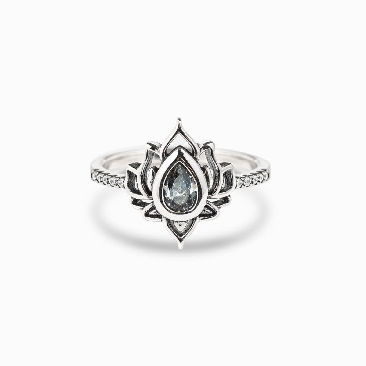 F*ck It and Begin Again Lotus Ring