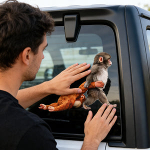 Monkey Punch Car Window Decal Sticker