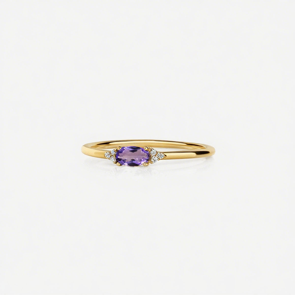 Alzheimer dementia awareness purple Ring