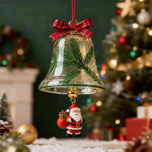 Christmas Bell Acrylic Pendant Ornament