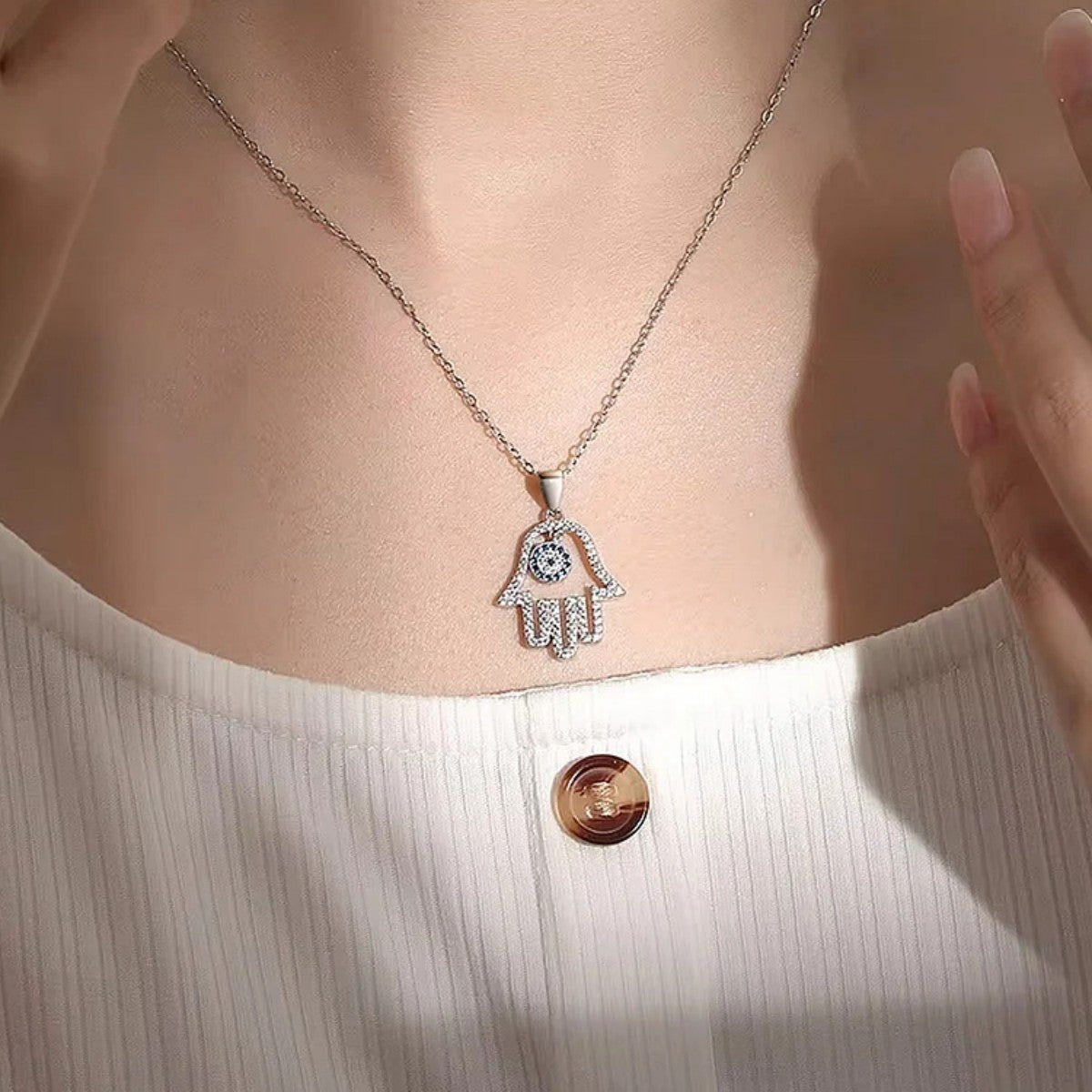 Guardian Palm Necklace